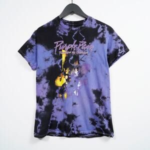 Prince Purple Rain Revolution Tie Dye T-Shirt Men’s Small Motorcycle Band Tee